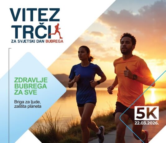 7. VITEZ TRČI ZA SVJETSKI DAN BUBREGA: Petica na rasporedu u nedjelju, 22. 3. 2026.