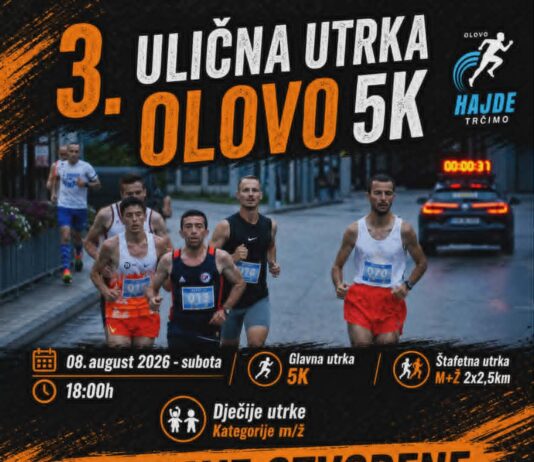 Otvorene prijave za 3. Uličnu utrku Olovo 5K 2026.