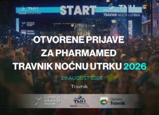 TRAVNIK PONOVO TRČI NOĆU: Otvorene prijave za Pharmamed Travnik Noćnu Utrku 2026