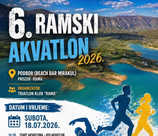 6. RAMSKI AKVATLON I TRKA NA 5K: Godinjak i Gušić slavili na akvatlonu; Šimunović i Hojkurić najbrži na 5K