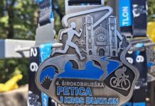 4. ŠIROKOBRIJEŠKA PETICA: Pokrajčić i Manđeralo najbrži i ove godine od ukupno 66 učesnika, održan i drugi kros duatlon